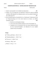 Vorschau - Test - Leistungskontrolle Thermodynamik - Chemie Klasse 11 (GK) - Seite 1