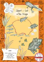 Aperçu - Cartes / Images - Ensemble de cliparts: La Grenouille - Du têtard à la grenouille - Page de couverture