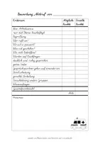 Vorschau - Anderer Materialtyp - Bewertung Rollenspiel Notruf erste Hilfe - Seite 1