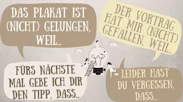 Vorschau - Poster - Reflexionssprechblasen Vortrag - Deckblatt