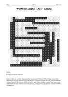 Vorschau - Arbeitsblätter - Suchsel Wortfeld sagen (A2) Wortschatz Sprechaktverben – als PDF & Word - Seite 2