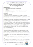 Vorschau - Spiele - Motivierendes Würfel-Spiel für je 2 Kinder zur Vertiefung der schriftlichen Multiplikation mit zweistelligem Faktor - Seite 1