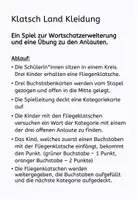 Vorschau - Spiele - Klatsch Land Kleidung - Anlautspiel zur Wortschatzarbeit - Seite 1