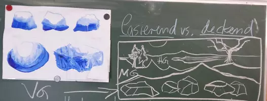 Vorschau - Präsentationen/Tafelbilder - FELSEN : Monochrome Malerei für die Mittelstufe - Seite 3