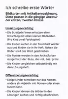 Vorschau - Arbeitsblätter - Erste Wörter Schreiben - Bildkarten - Seite 1