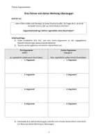 Vorschau - Stundenentwürfe - Arbeitsmappe Argumentation - Seite 2