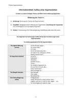 Vorschau - Stundenentwürfe - Arbeitsmappe Argumentation - Seite 3