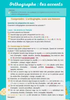 Aperçu - Préparation de séance / Séance complète - Orthographier les accents, cours et exercices en couleurs - Page 2