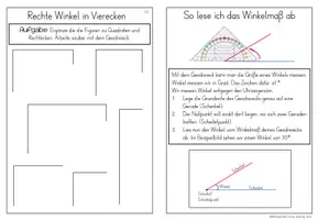 Vorschau - Arbeitsblätter - Rechter Winkel Mini-Arbeitsheft - Seite 3