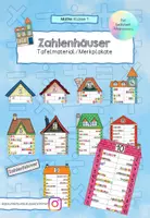Vorschau - Präsentationen/Tafelbilder - Zahlenhäuser - Merkplakate zur Zahlzerlegung bis 10 - Deckblatt