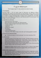 Vorschau - Spiele - Escape-Rätsel Klasse 2-4 "Flug im Weltraum" - Seite 1