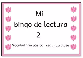 Vista previa - Unidades / Secuencias / Situaciones de Aprendizaje - Bingo de Lectura Vocabulario Básico del alemán 2 para Segundo Grado - Portada