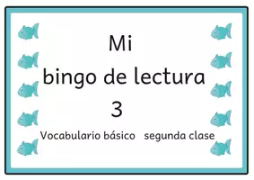 Vista previa - Unidades / Secuencias / Situaciones de Aprendizaje - Bingo de Lectura Vocabulario Básico del alemán 3 para Segundo Grado - Portada
