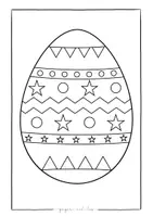 Vorschau - Mal- und Bastelvorlagen - Ostern Ausmalbild Osterei - Entspannung - Kunstunterricht - Seite 2