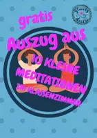 Vorschau - Arbeitsblätter - Auszug aus 10 Meditationen im Klassenzimmer - Deckblatt