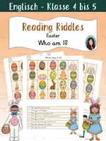 Vorschau - Arbeitsblätter - Which one is it? - Reading Riddles - Easter - Deckblatt