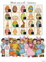 Vorschau - Arbeitsblätter - Preview - Which one is it? - Reading Riddles - Easter - Seite 2