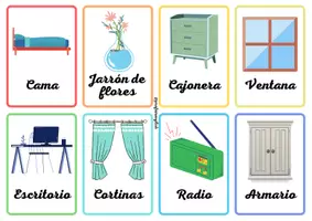 Aperçu - Cartes / Images - Flashcards d'articles ménagers en espagnol! - Page 3