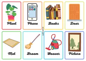 Aperçu - Cartes / Images - Flashcards de choses autour de la maison en anglais! - Page 2