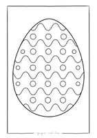 Vorschau - Mal- und Bastelvorlagen - Ostern Ausmalbild - Osterei - Vertretungsunterricht - Seite 2