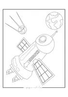 Vorschau - Mal- und Bastelvorlagen - Weltraum - 10 Ausmalbilder - Vertretungsunterricht - Seite 2