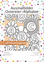 Vorschau - Mal- und Bastelvorlagen - Ostereier-Alphabet - Vertretungsunterricht - Kunstunterricht - Deckblatt