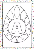 Vorschau - Mal- und Bastelvorlagen - Ostereier-Alphabet - Vertretungsunterricht - Kunstunterricht - Seite 2
