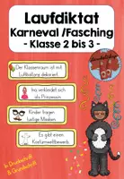 Vorschau - Arbeitsblätter - Laufdiktat/ Schleichdiktat Karneval & Fasching Klasse 2-3 - Deckblatt