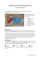 Vorschau - Mal- und Bastelvorlagen - Zum Basteln: Verben mit Präpositionen (B1-C1) - Seite 1