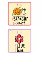 Aperçu - Cartes / Images - Alphabet avec images (majuscules et minuscules) - Page 3
