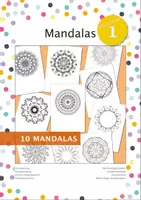 Vorschau - Mal- und Bastelvorlagen - 10 Mandalas zum entspannen - Deckblatt
