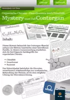 Vorschau - Arbeitsblätter - Contergan (Organische Chemie - Enantiomere, Chiralität, Racemat) - Mystery | Chemie Klasse 9/10 - Deckblatt