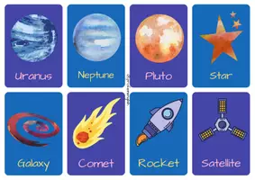 Aperçu - Cartes / Images - Flashcards sur l'espace en anglais! - Page 2