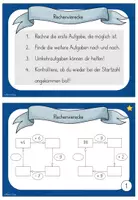 Vorschau - Stationenlernen - Kartei Mathe Rechenvierecke - 2. Klasse - Seite 1