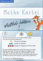 Vorschau - Stationenlernen - Schriftliche Addition Kartei Werkstatt Freiarbeit Klasse 3 Einführung - Seite 1