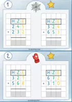Vorschau - Stationenlernen - Schriftliche Addition Kartei Werkstatt Freiarbeit Klasse 3 Einführung - Seite 3