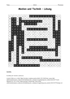 Vorschau - Spiele - Suchsel Medien und Technik (B1) Wortschatz – als PDF & Word - Seite 2