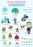 Vorschau - Arbeitsblätter - Die Vier Jahreszeiten Arbeitsblätter: Winter, Frühling, Sommer, Herbst - Seite 1