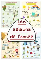 Aperçu - Feuilles d'exercices - Les feuilles de travail sur les quatre saisons de l'année : hiver, printemps, été, automne - Page de couverture