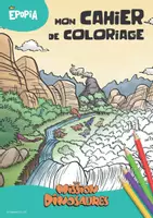 Aperçu - Matériel pour travaux manuels / dessin - Cahier coloriage Dinosaures - Page de couverture
