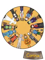 Vorschau - Spiele - Reading Flower - Halloween Party - Who are we? (Englischer Legekreis) - Seite 1