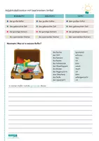 Vorschau - Arbeitsblätter - Adjektivdeklination (mit bestimmtem, unbestimmtem & ohne Artikel) - Seite 2