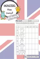Vorschau - Arbeitsblätter - Materialpaket: monsters & colours (Klasse 1-2) - Seite 1