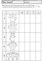 Vorschau - Arbeitsblätter - Materialpaket: monsters & colours (Klasse 1-2) - Seite 2