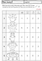 Vorschau - Arbeitsblätter - Materialpaket: monsters & colours (Klasse 1-2) - Seite 3
