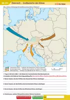 Vorschau - Arbeitsblätter - Österreich – Großbereiche des Klimas #TimeForClimateAction - Deckblatt
