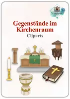 Vorschau - selbst erstellte Cliparts/Grafiken - Cliparts - Gegenstände im Kirchengebäude (evangelisch) - Deckblatt