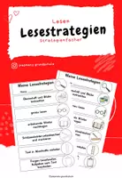 Vorschau - Arbeitsblätter - Lesestrategien Fächer - Deckblatt