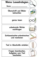 Vorschau - Arbeitsblätter - Lesestrategien Fächer - Seite 2