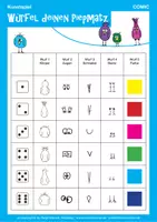 Vorschau - Spiele - kinder.kunst.klasse - KUNSTSPIEL - Würfel deinen Piepmatz - Seite 2